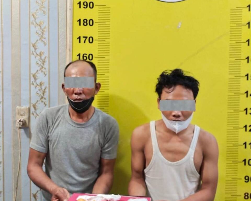 Dua Pria dari Tanjungbalai Ditangkap saat Edarkan Sabu di Asahan