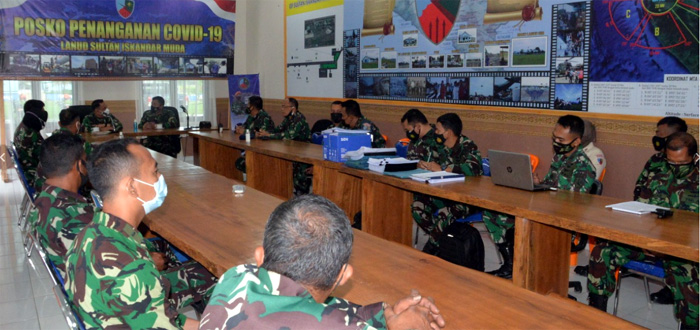 Lanud SIM Terima Kunjungan Tim ITJEN MABES TNI