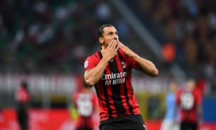 Ibrahimovic Kembali Cetak Gol Kemenangan AC Milan atas Lazio
