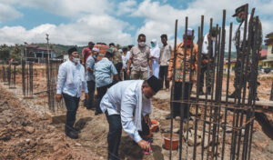 Walikota PSP Lakukan Peletakan Batu Pertama Masjid Musafir Al-Ikhlas