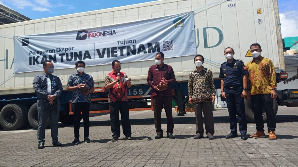 Gandeng Platfrom Niaga Elektronik, Kemendag Lepas 27 Ton Ikan Tuna Sirip Kuning ke Vietnam