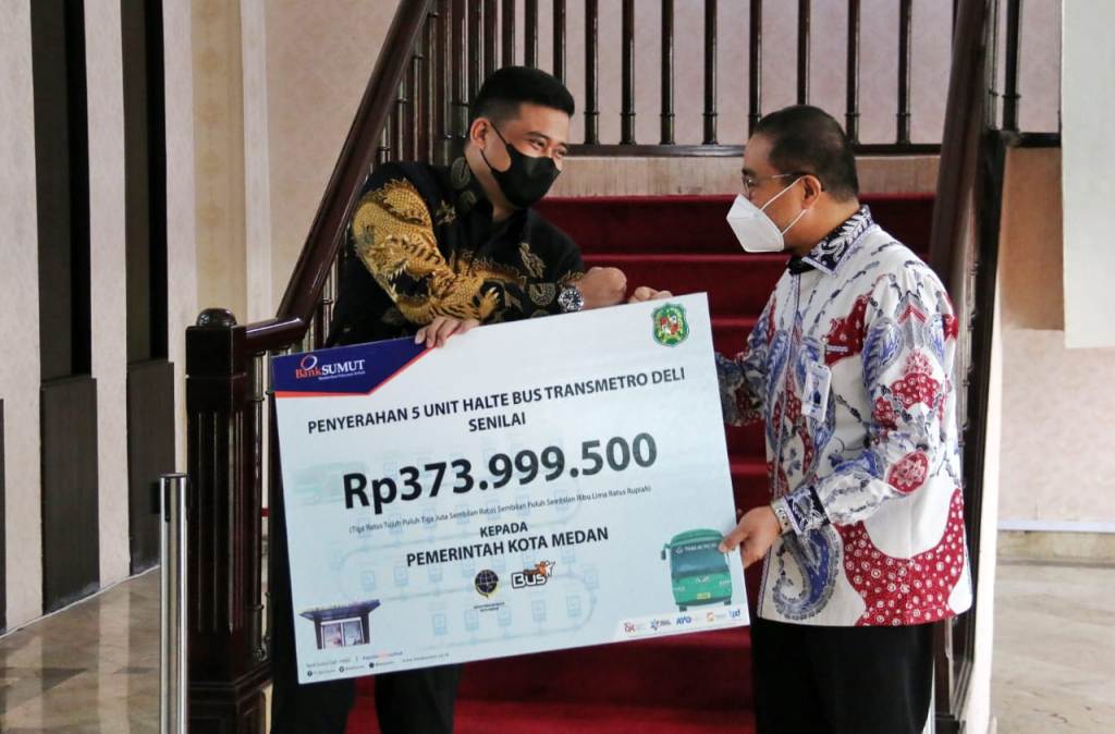 Pemko Medan Terima Bantuan Donasi PPKM Dari Pihak Swasta
