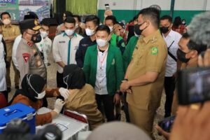 Bobby Nasution : Capaian Target Vaksinasi di Medan Sudah Diatas 35 Persen   