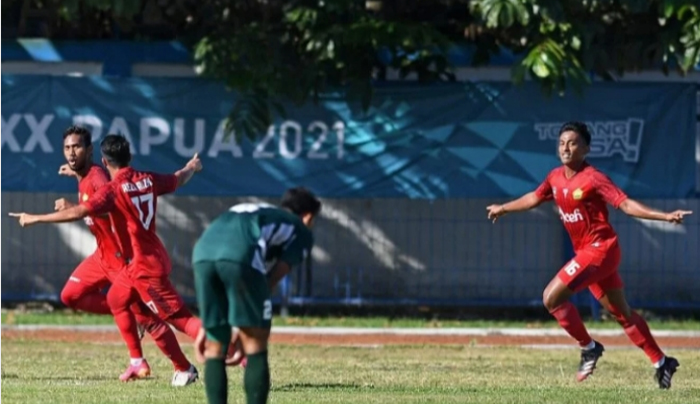 Kalahkan Jatim, Aceh Melenggang ke Final Sepak Bola Putra PON Papua