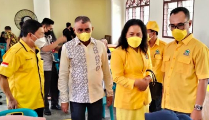 Cegah Penyebaran Covid-19, Partai Golkar Sumut Gelar Vaksinasi Massal di Deli Serdang