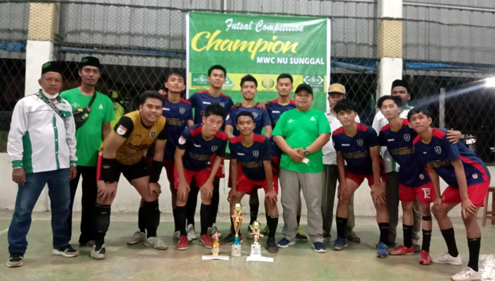 Peringati Hari Santri dan Sumpah Pemuda, MWC NU Sunggal Gelar Pertandingan Futsal