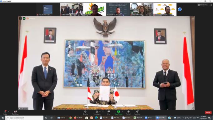 Indonesia dan Jepang Teken Lima MoU Senilai USD 1,61 Juta
