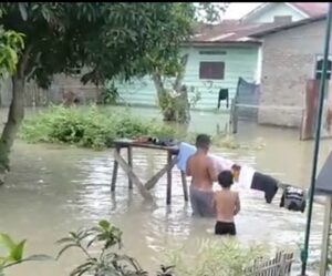 Ribuan  Rumah dan 205 Ha Lahan Pertanian di Serdang Bedagai Terendam Banjir