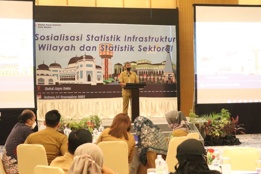 OPD Pemko Medan Ikuti Sosialisasi Statistik Infrastruktur Wilayah dan Statistik Sektoral