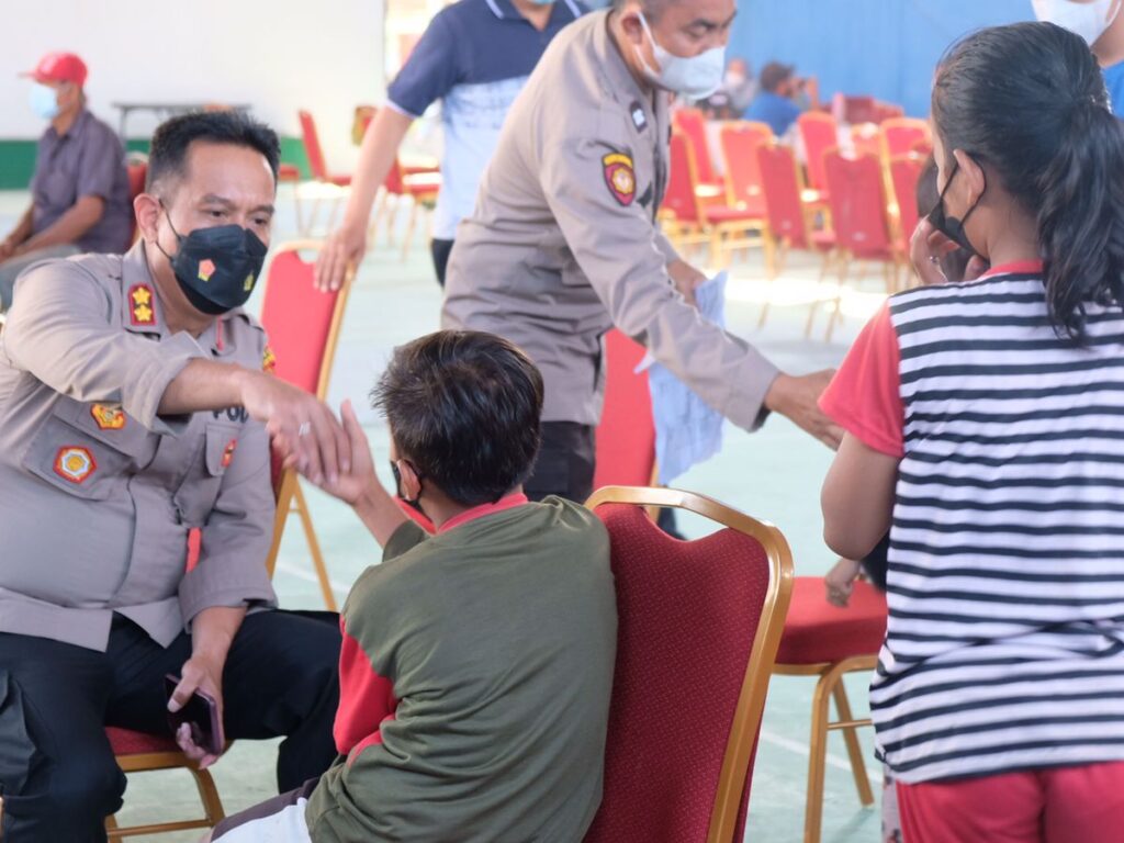 Polres Tanjungbalai Gelar Vaksinasi Anak Dimeriahkan dengan Lucky Draw