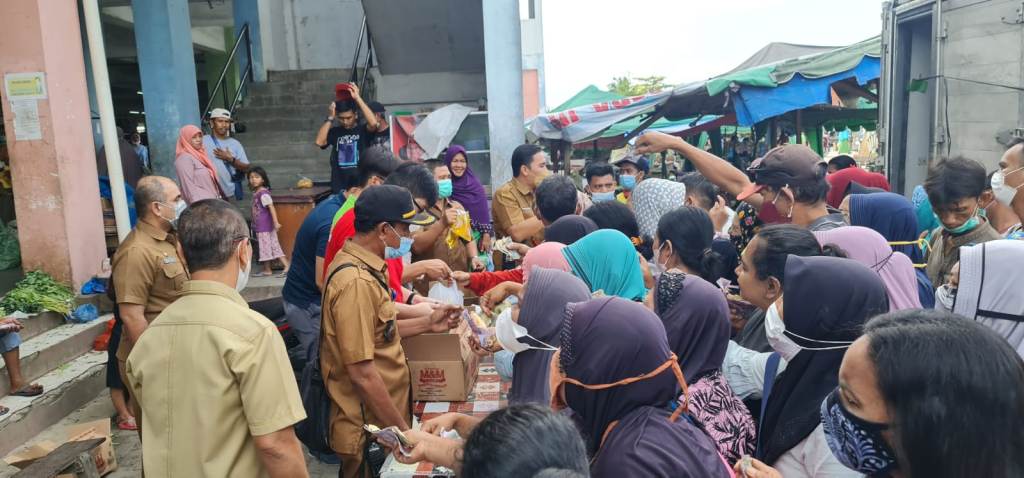 Pemko Medan Siapkan 3.000 Liter Migor Di Pasar Murah