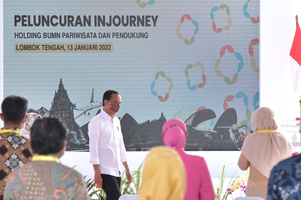 Presiden Jokowi Luncurkan Holding BUMN Pariwisata dan Pendukung “Injourney”