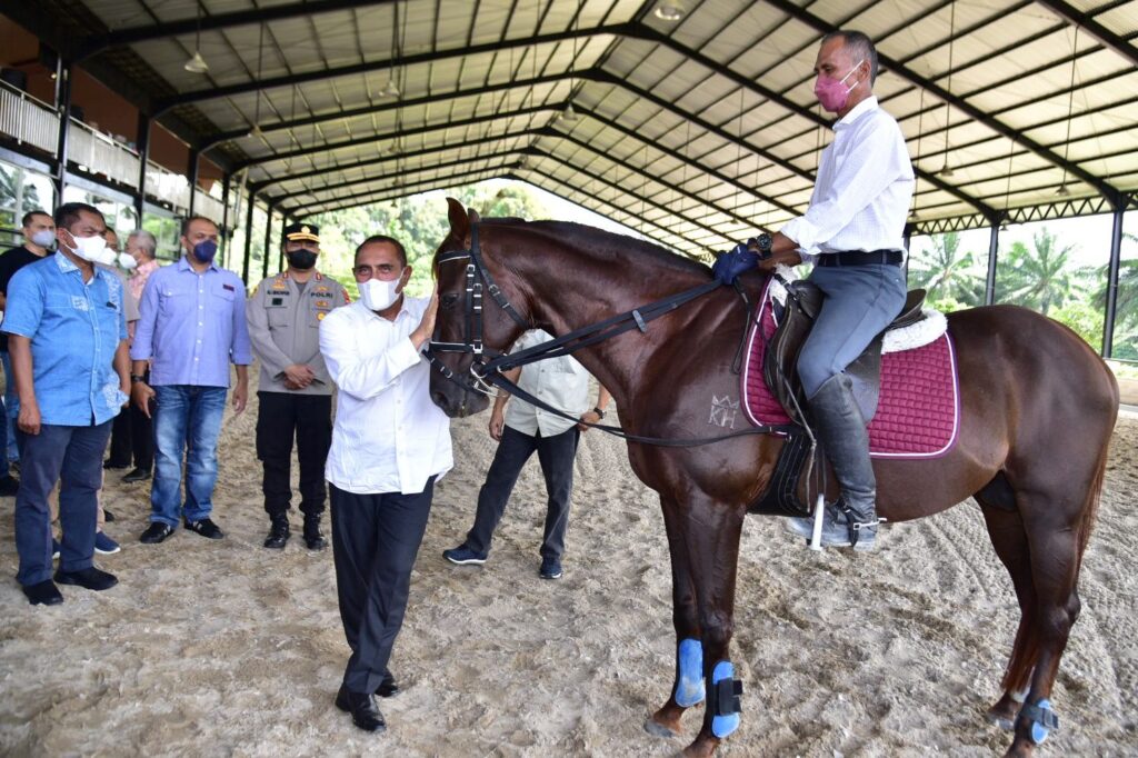 Gubernur Edy Rahmayadi Pastikan Cabang Olahraga Berkuda PON 2024 Main di Sergai