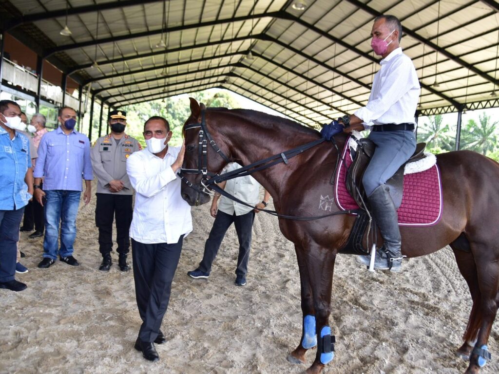 Gubernur Edy Rahmayadi Pastikan Cabang Olahraga Berkuda PON 2024 Main di Sergai
