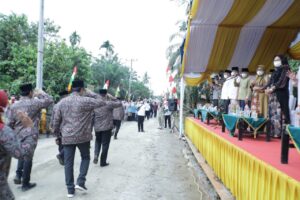 Pawai Taaruf Awali Pembukaan MTQ Tingkat Kabupaten Asahan di Desa Rahuning