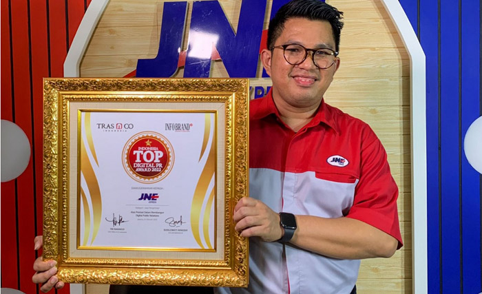 JNE Raih Penghargaan Indonesia Top Digital PR Award 2022