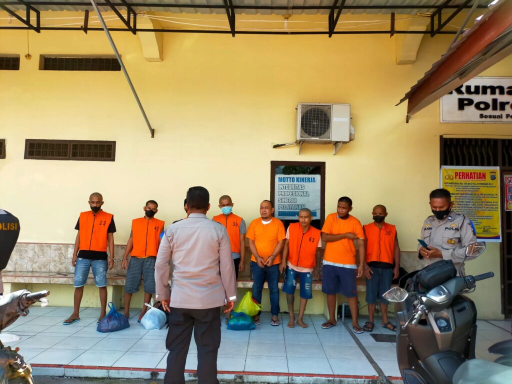 Tahanan Polres Asahan Rutin Jalani Rapid Tes