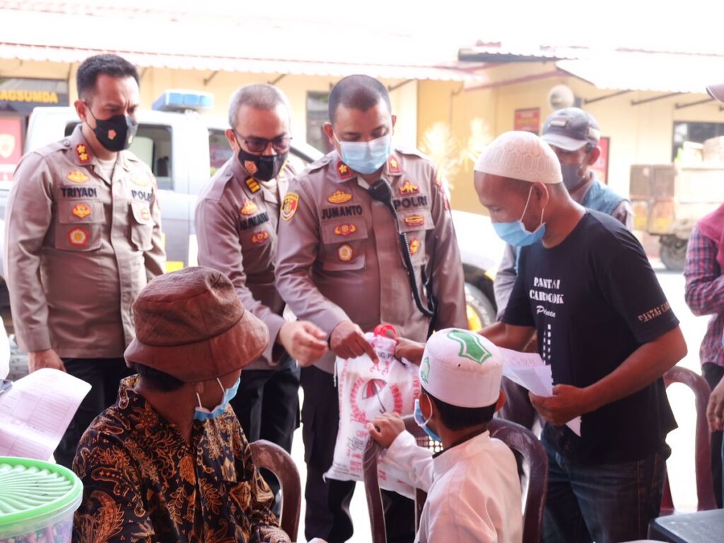 Ada Lucky Draw, Vaksinasi Digelar Polres Tanjungbalai Didatangi Warga