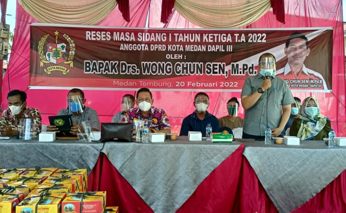 Reses Masa Sidang I Tahun 2022, Wong Ingatkan Warga Untuk Tetap Patuhi Prokes