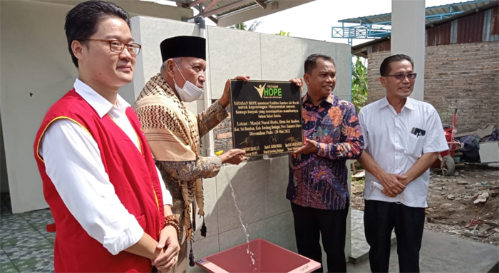 Baksos Yayasan Hope Medan Dan Pemkab Sergai Resmikan Fasilitas Air Bersih