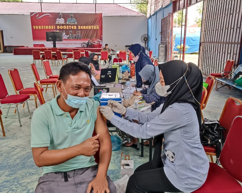 Polres Tanjungbalai Optimis Pencapaian Vaksinasi Booster 30 Persen