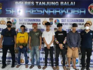 Polres Tanjungbalai Grebek Kampung Narkoba, Lima Pemuda Ditangkap