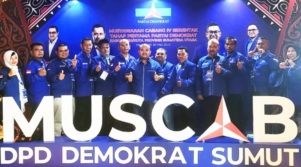 Muscab Serentak 18 DPC Demokrat di Sumut, Lokot Rombak Habis Pengurus Partai Demokrat