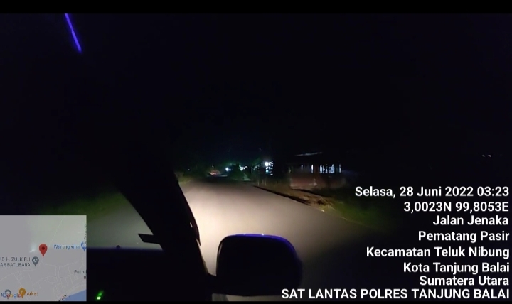 Satlantas Polres Tanjungbalai Patroli Cegah Balap Liar