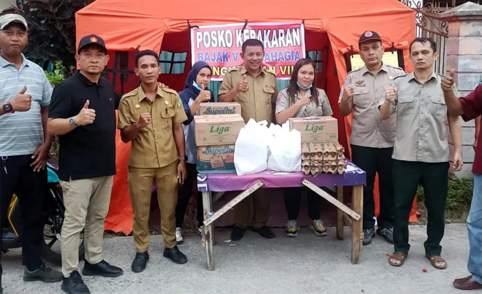 Anggota DPRD Medan Ini Kunjungi dan Berikan Bantuan Korban Kebakaran di Bajak V