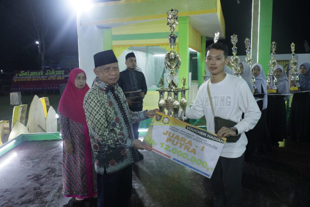 Festival Seni Qasidah/Nasyid Tingkat Kabupaten Asahan Ditutup, Ini Daftar Pemenangnya