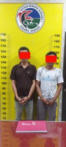 Dikibusi Warga, 2 Orang Pria Ditangkap Polres Asahan Karena Narkoba