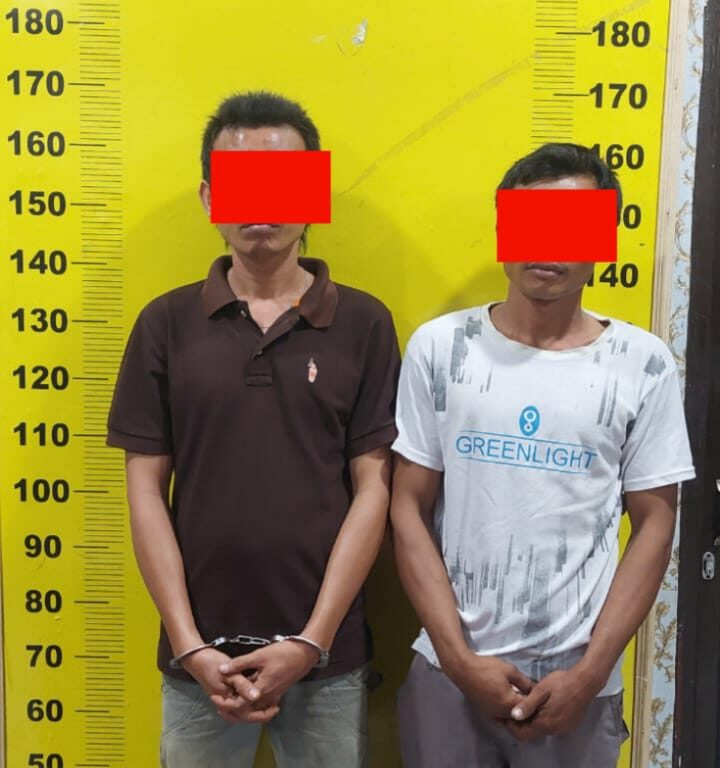 Dikibusi Warga, 2 Orang Pria Ditangkap Polres Asahan Karena Narkoba