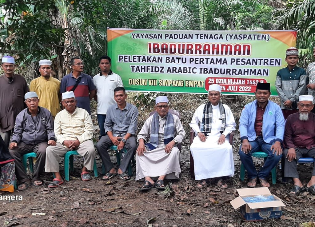 Pembangunan Yayasan Paduan Tenaga Pesantren Tahfidz Arabic IBADURRAHMAN Dimulai