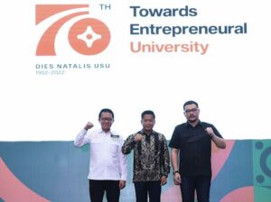 Logo Dies Natalis USU “Towards Enterpreneural University” Resmi Diluncurkan