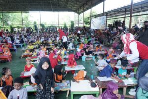 Kadis Pendidikan Buka Lomba Mewarnai Tingkat PAUD se-Kabupaten Asahan