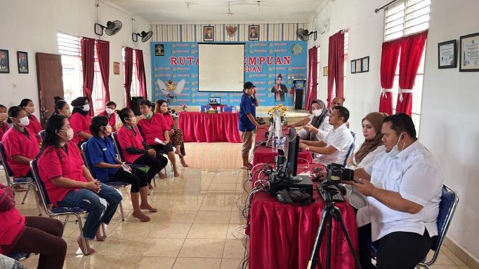 Disdukcapil Medan Lakukan Pendataan NIK Warga Binaan di Rutan Perempuan Kelas II Tanjung Gusta