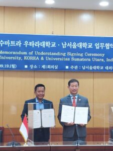 Wujudkan Program Internasionalisasi, USU Kerjasama dengan Dua Universitas di Korea Selatan