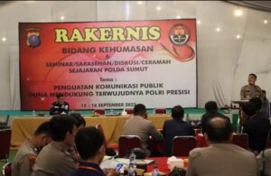 Tingkatkan Kemampuan, Humas Polres Sergai Ikuti Diklat dan Rakernis.