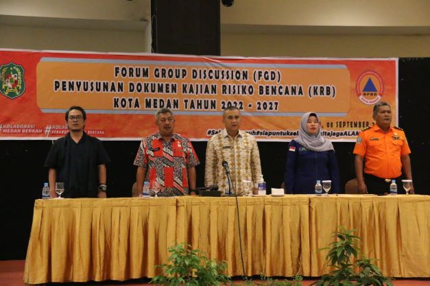 BPBD Kota Medan Galar FGD Penyusunan Dokumen KRB Tahun 2022-2027