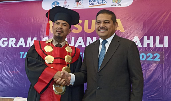 Wakil Walikota Binjai Hadiri Wisuda Program Sarjana dan Ahli Madya Angkatan XX STMIK Kaputama
