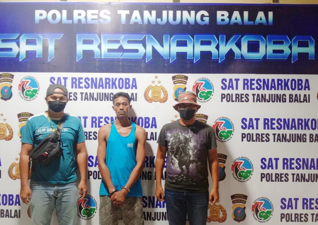 Pria di Tanjungbalai Diamankan usai Transaksi Narkoba dengna Polisi