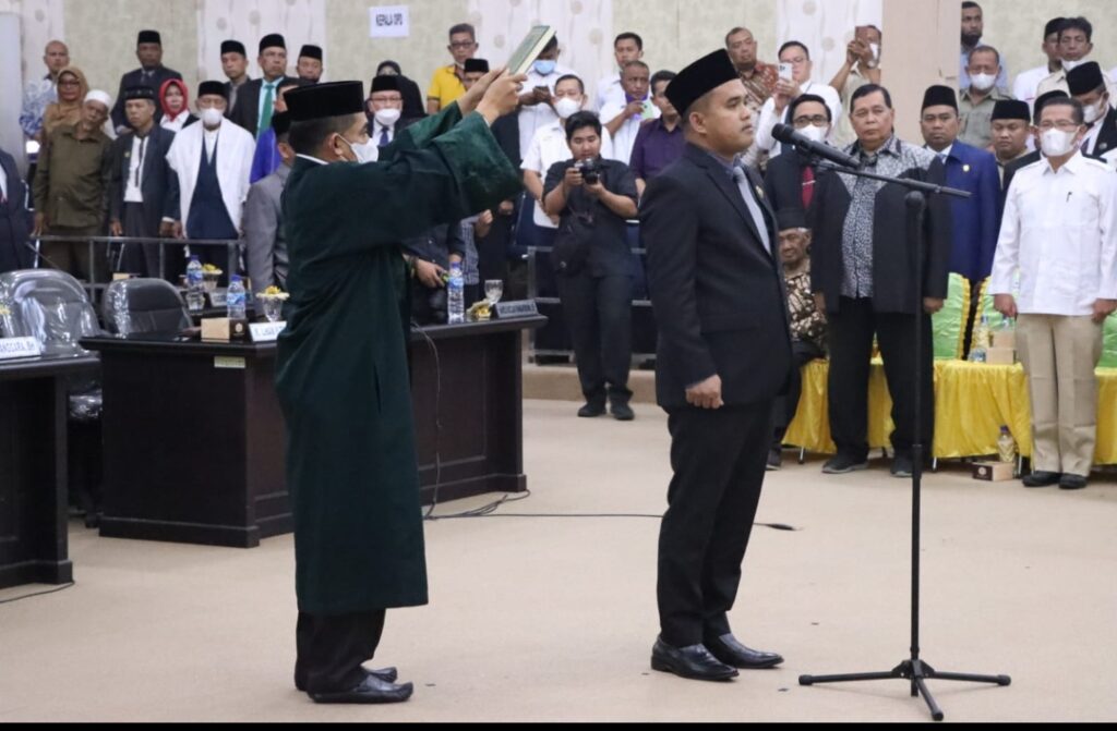 Sah, Ilham Ritonga,SE Jabat Ketua DPRD Serdang Bedagai