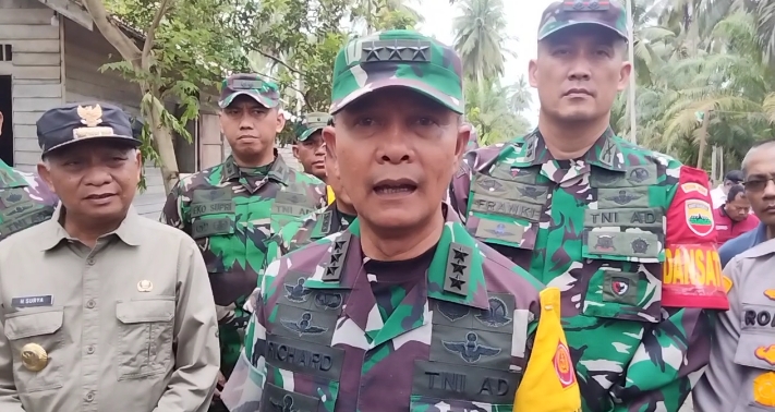 Inspektorat Jenderal TNI AD dan Tim Monitoring Tinjau Pelaksanaan TMMD di Asahan