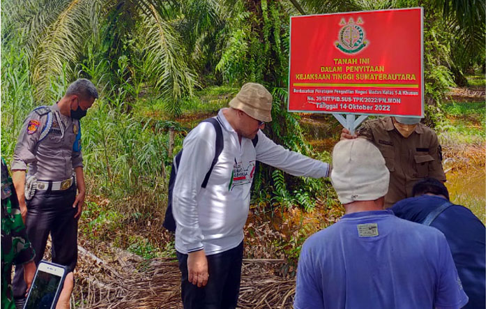 Penyidik Kejati Sumut Sita 105,9 Hektar Lahan Dugaan Korupsi Alih Fungsi Kawasan Hutan Suaka Margasatwa Langkat