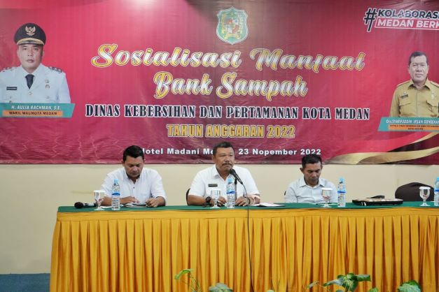 Kurangi Sampah, DKP Kota Medan Sosialisasikan Manfaat Bank Sampah