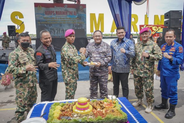 HUT ke-77 Korps Marinir, Bobby Nasution: Tetap Hadir Untuk Masyarakat