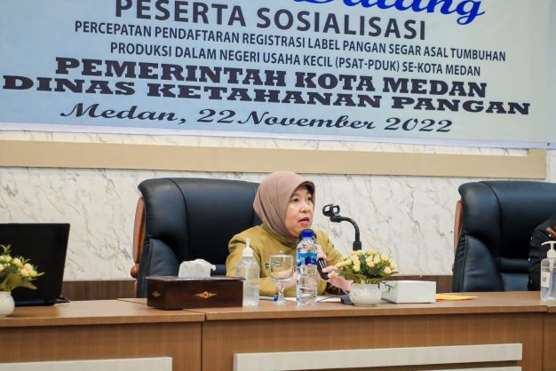 Tingkatkan Wawasan Registrasi Pangan Segar, Pemko Medan Gelar Sosialisasi PSAT-PDUK