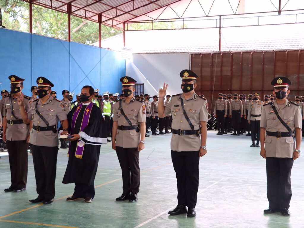 Kapolres Pimpin Sertijab 3 Pejabat di Polres Tanjungbalai