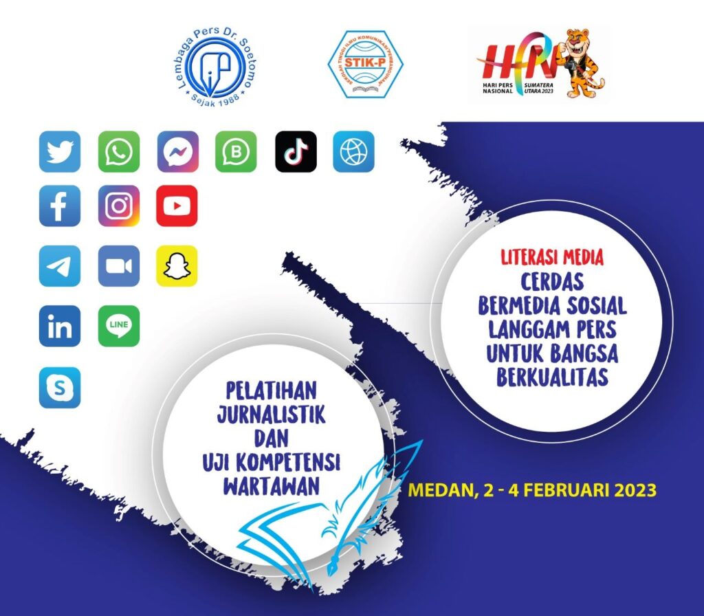 Meriahkan HPN 2023, LPDS – STIKP Selenggarakan Literasi Media dan UKW di Medan