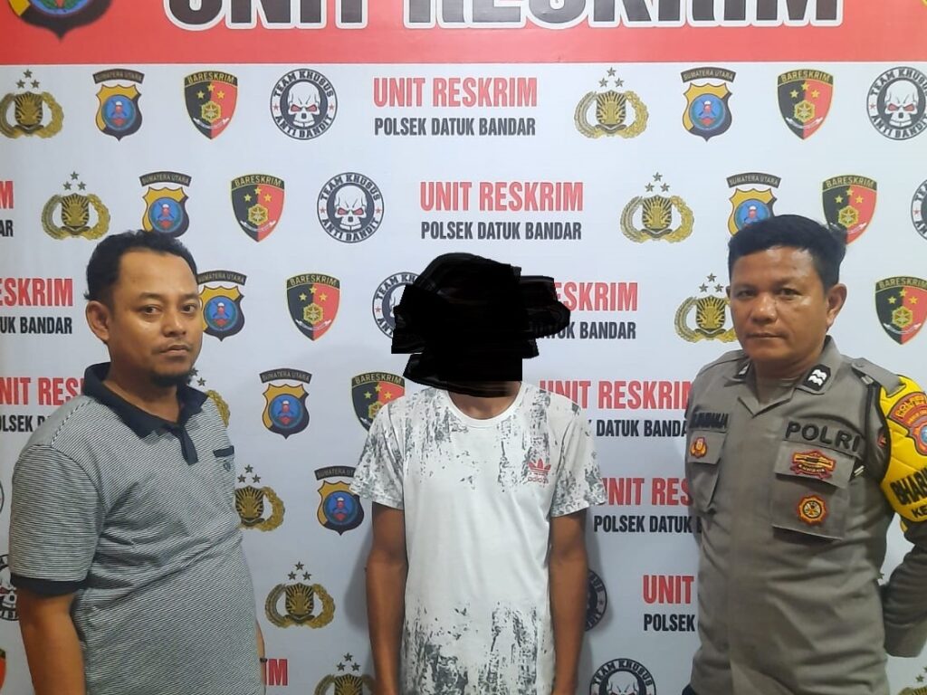 Polsek Datuk Bandar Amankan Seorang Pria Pencuri Gas LPG